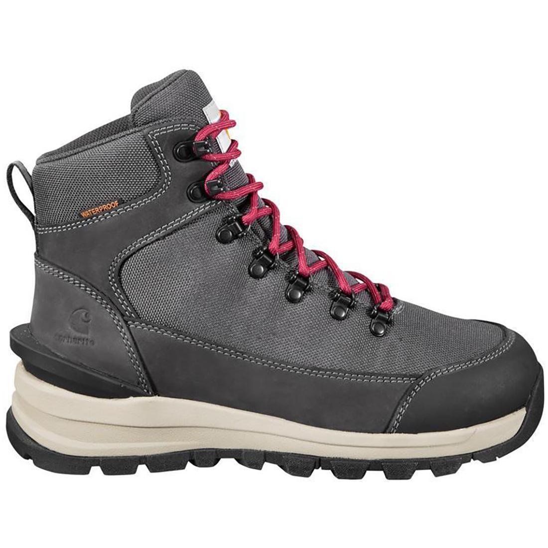 Carhartt 6" Women's Gilmore Waterproof Soft Toe Boot Dark Grey Profile View