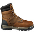 Carhartt 8" Ground Force Waterproof Insulated Soft Toe Boot Brown Profile View