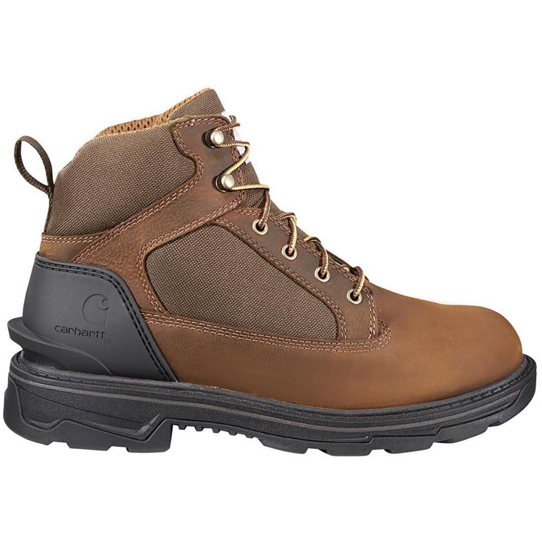 Carhartt 6" Ironwood Soft Toe Work Boot Brown Profile View