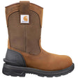 Carhartt 11" Ironwood Soft-Toe Waterproof Wellington Pull-On Boot Brown Profile View