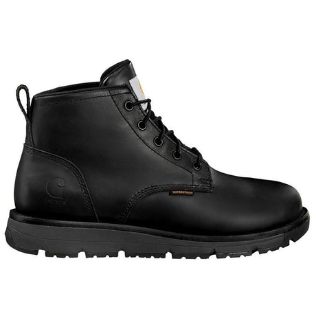 Carhartt 5" Millbrook Waterproof Wedge Steel Toe Work Boot Black Profile View
