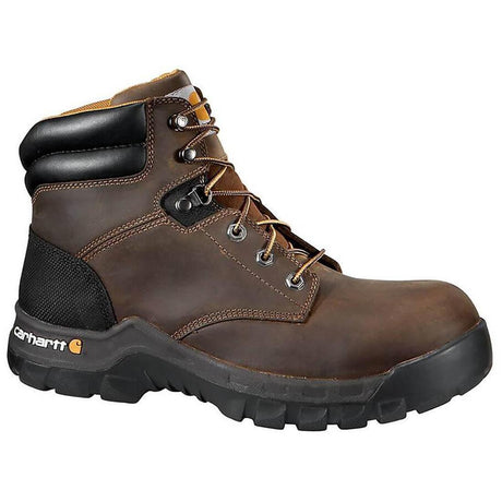 Carhartt 6" Rugged Flex Soft Toe Boot Brown Profile View