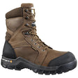 Carhartt 8" Rugged Flex Waterproof Insulated Composite Toe Work Boot Brown Profile View