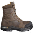Carhartt 8" Rugged Flex Waterproof Insulated PR Composite Toe Work Boot Brown Profile View