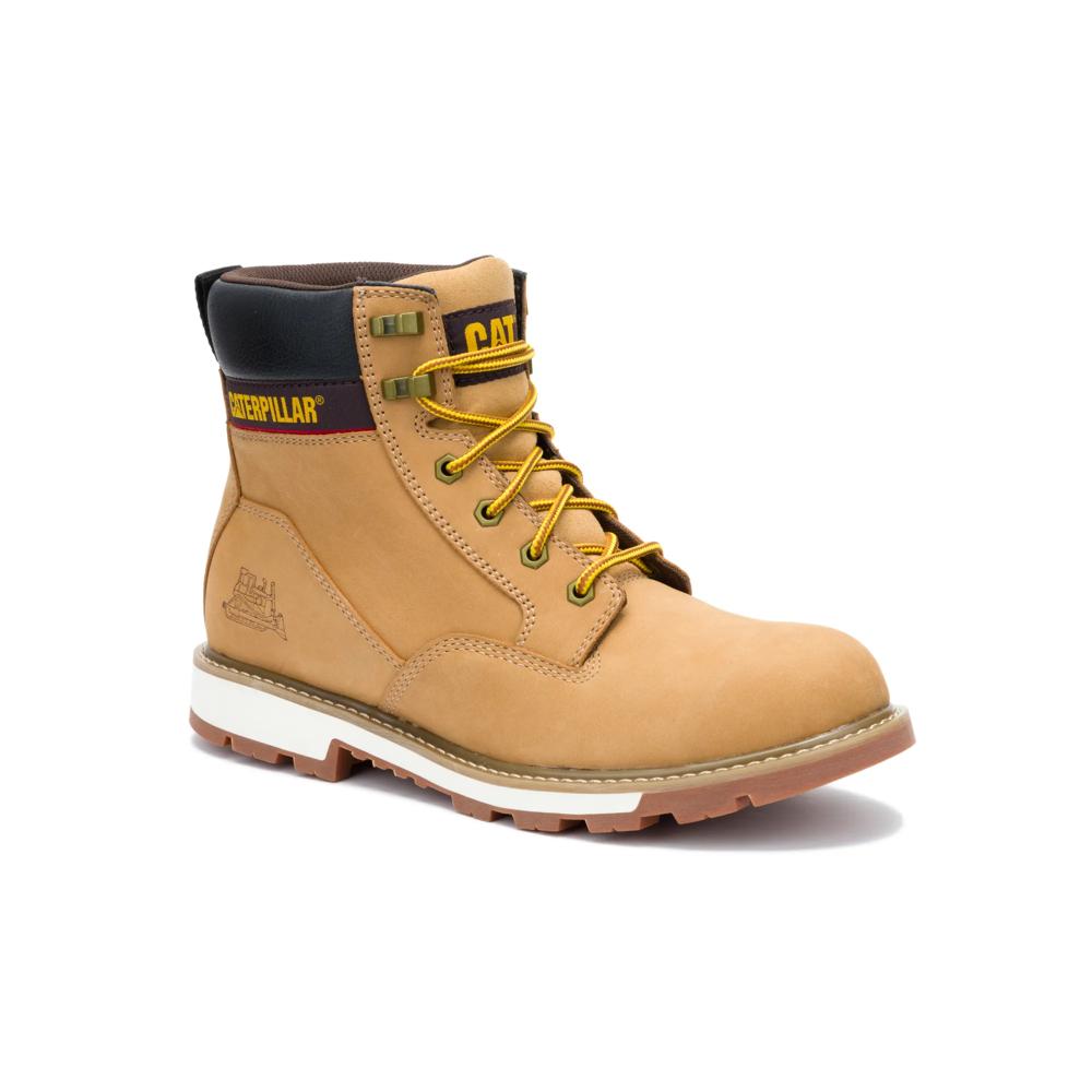 Caterpillar Men's 247 6-Inch Soft Toe Boot Honey - Angled View