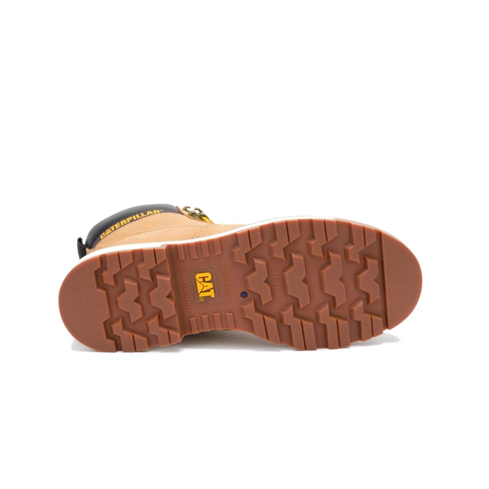 Caterpillar Men's 247 6-Inch Soft Toe Boot Honey - Outsole View