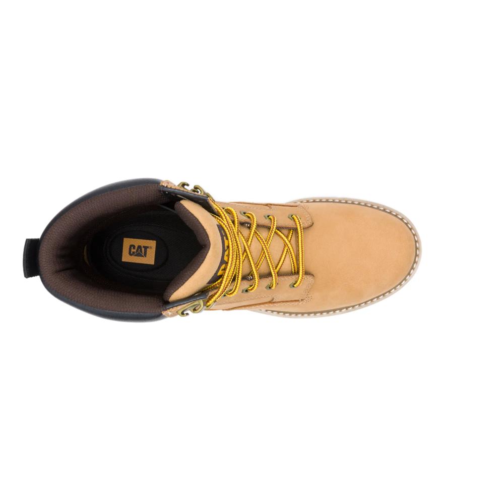 Caterpillar Men's 247 6-Inch Soft Toe Boot Honey - Top View