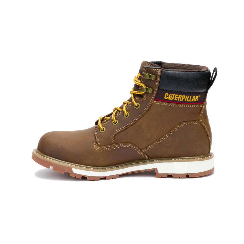 Caterpillar Men's 247 6-Inch Soft Toe Boot Pyramid - Medial View