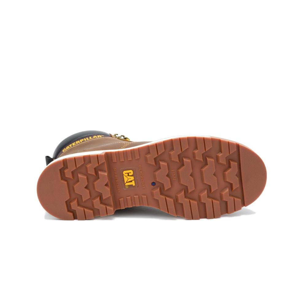Caterpillar Men's 247 6-Inch Soft Toe Boot Pyramid - Outsole View