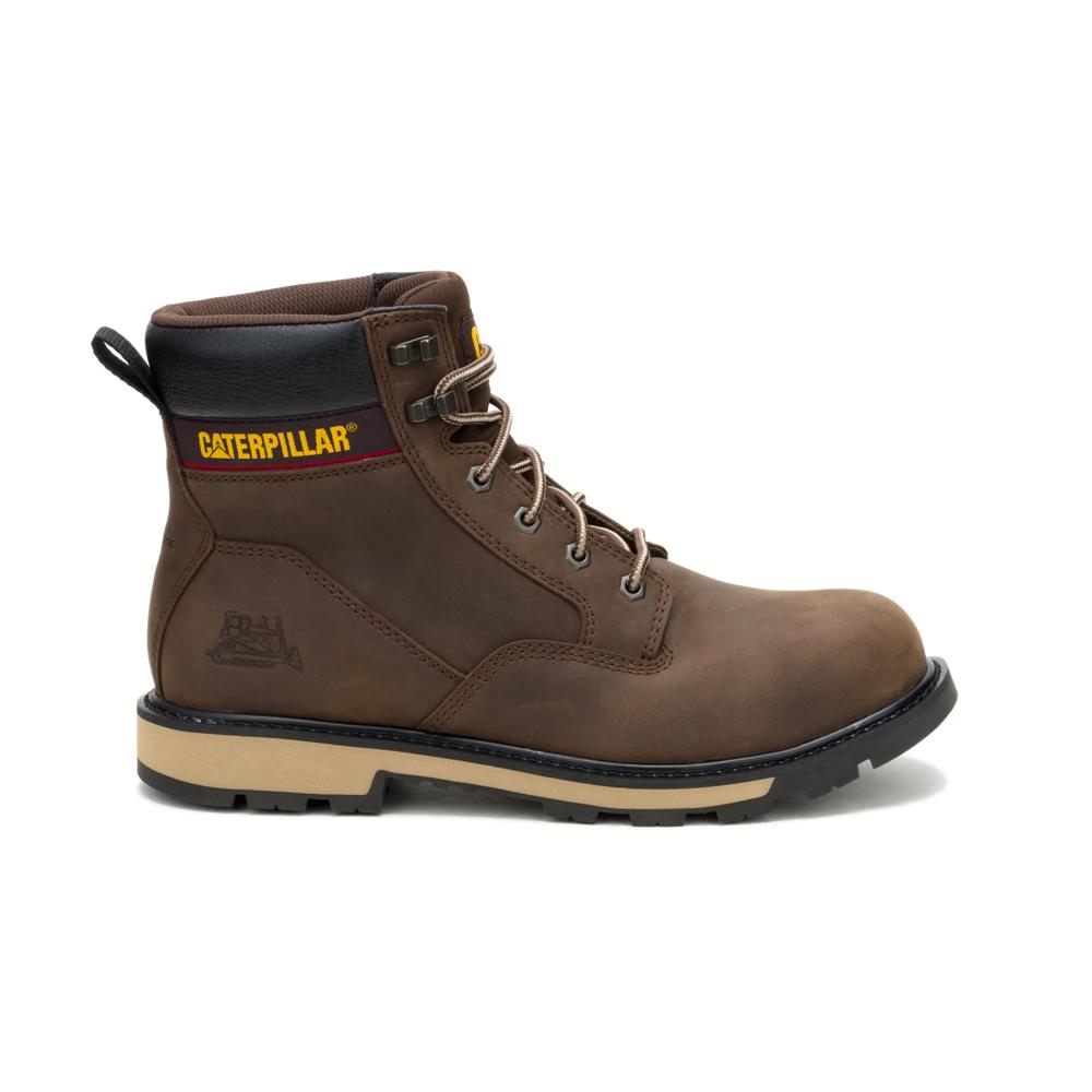 Caterpillar Men's 247 6-Inch Steel Toe Boot Dark Earth - Lateral View