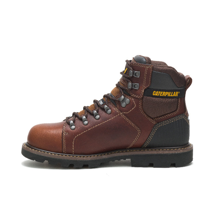 Caterpillar Alaska 2 Steel-Toe Work Boot Brown P90865 Side Image