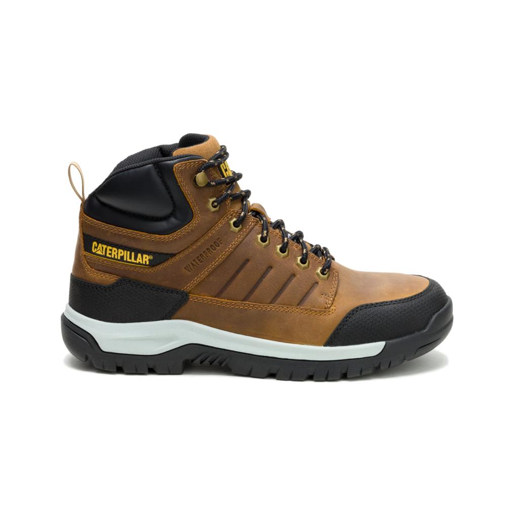 Caterpillar Men's Brickline Steel Toe Boot Pyramid - Lateral View