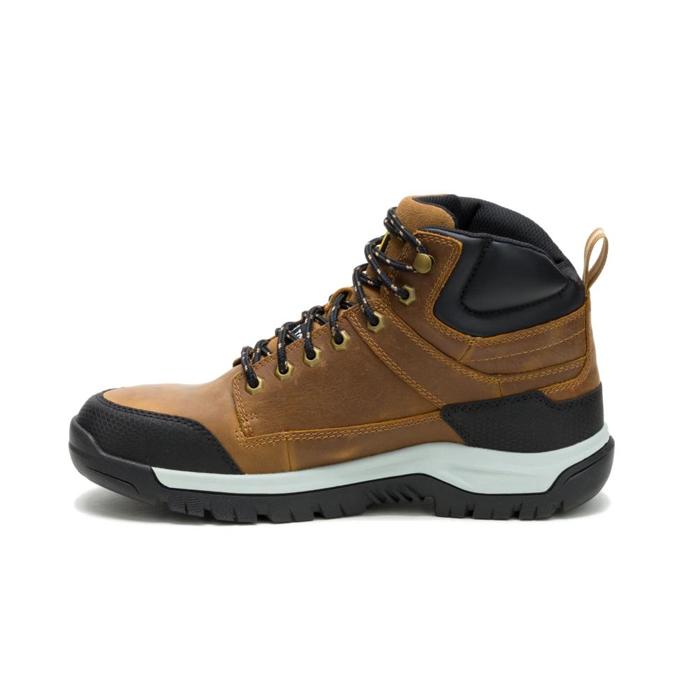 Caterpillar Men's Brickline Steel Toe Boot Pyramid - Medial View