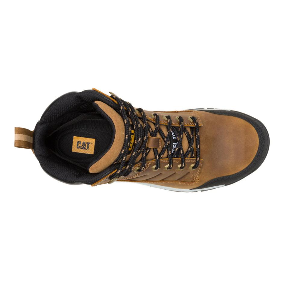 Caterpillar Men's Brickline Steel Toe Boot Pyramid - Top View
