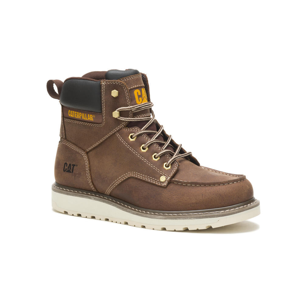 Caterpillar Calibrate Soft-Toe Boot Brown P51074 Medial Image