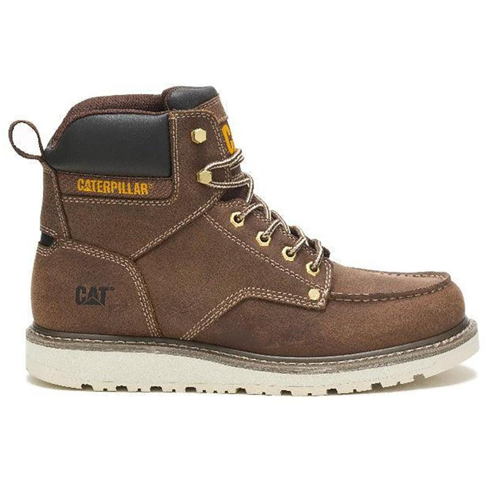 Caterpillar Calibrate Soft-Toe Boot Brown Profile View