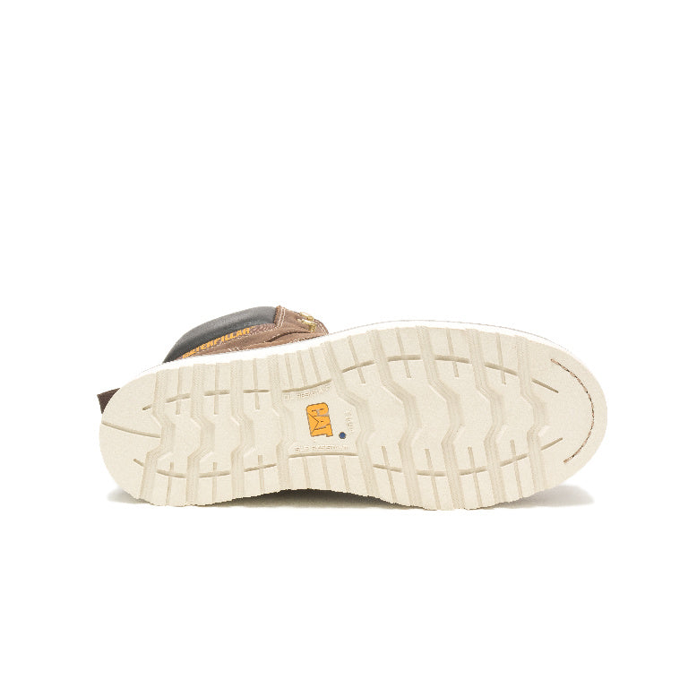 Caterpillar Calibrate Steel-Toe Work Boots Brown P91420 Sole Image