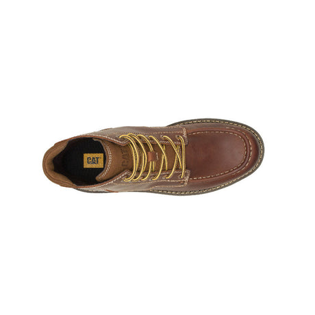 Caterpillar Covert Soft-Toe Boot Leather Mid Boot Brown P725361 Image View