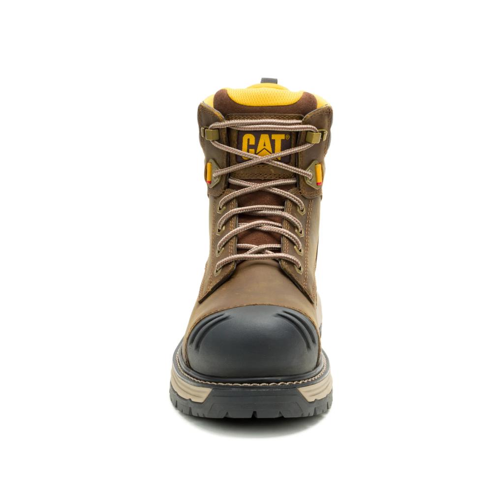 Caterpillar Men's Excavator PowerSpring 6-Inch Composite Toe Boot Pyramid - Front View