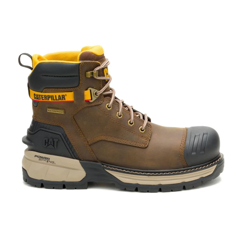 Caterpillar Men's Excavator PowerSpring 6-Inch Composite Toe Boot Pyramid - Lateral View