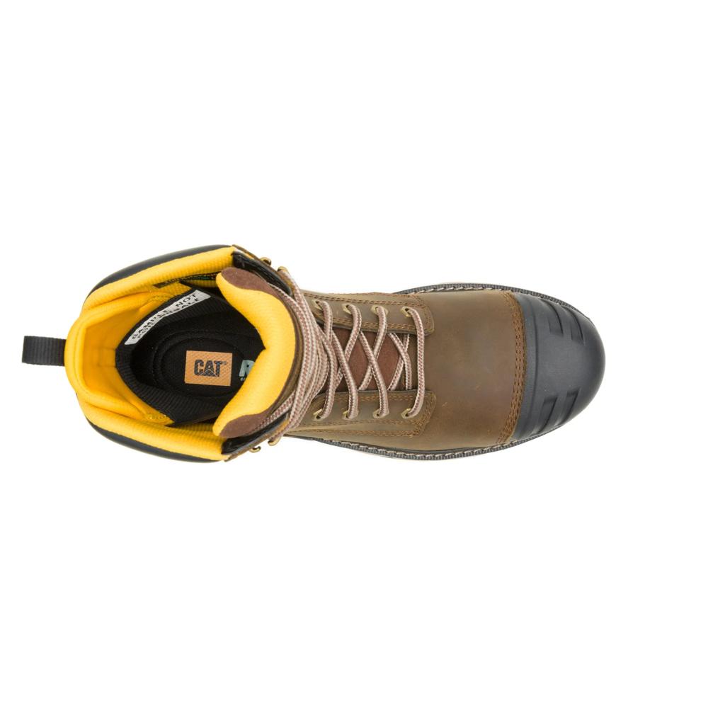 Caterpillar Men's Excavator PowerSpring 6-Inch Composite Toe Boot Pyramid - Top View