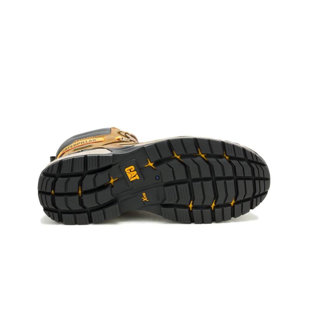 Caterpillar Men's Excavator PowerSpring 6-Inch Soft Toe Boot Pyramid - Outsole View