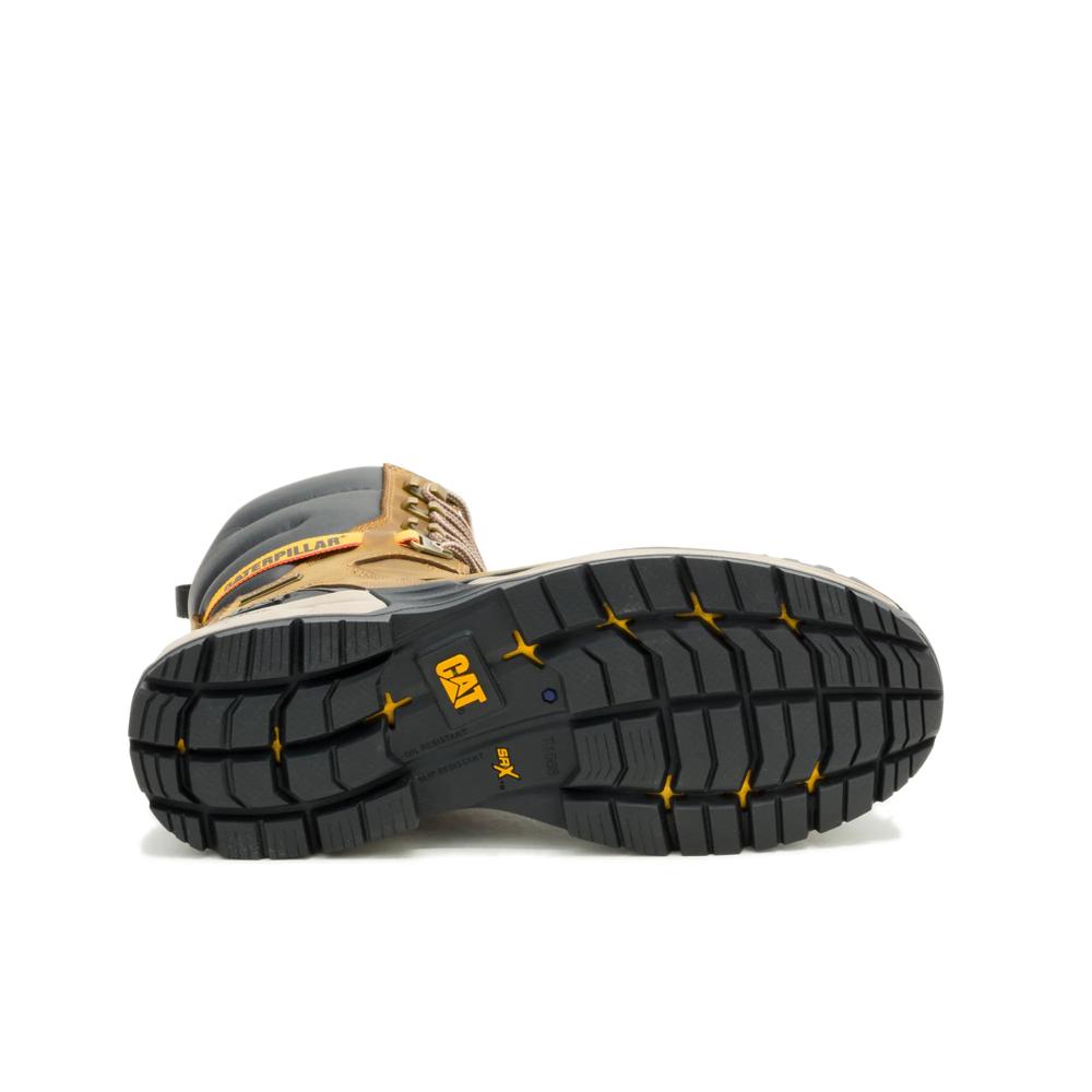 Caterpillar Men's Excavator PowerSpring 8-Inch Composite Toe Boot Pyramid - Outsole View