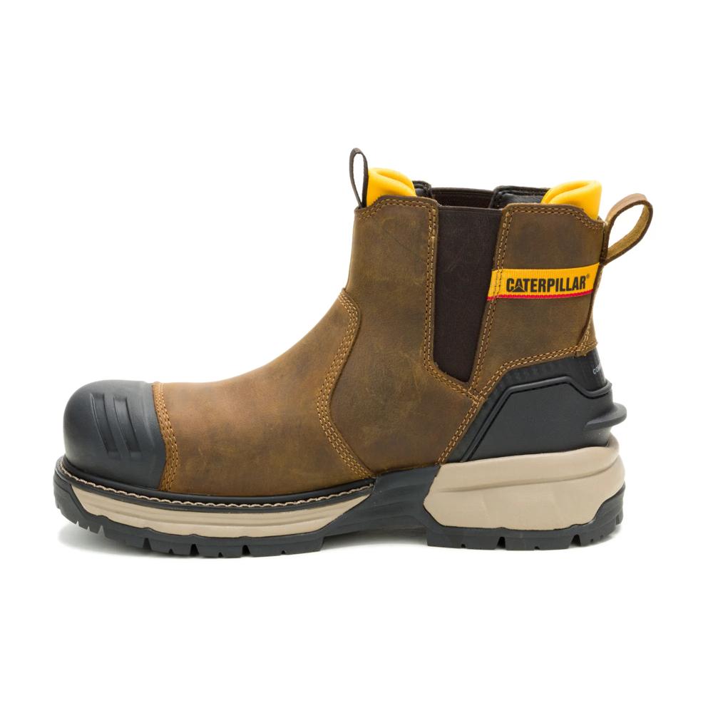 Caterpillar Men's Excavator PowerSpring Chelsea Composite Toe Boot Pyramid - Medial View