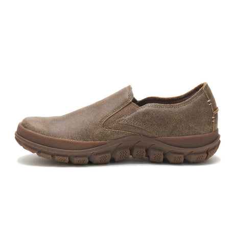 Caterpillar Fused Soft-Toe Slip On Shoe Light Brown P724804 Side Image