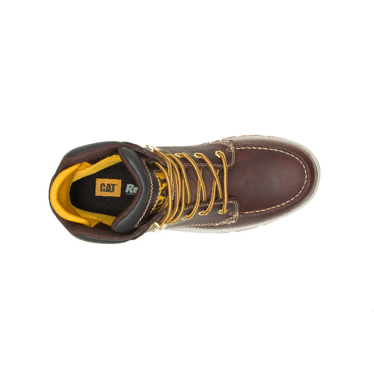 Caterpillar Indiana 2.0 Steel-Toe Work Boot Red Brown P90870 Side Image
