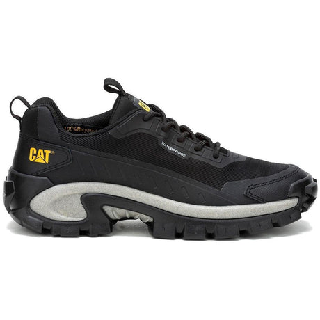 Caterpillar Intruder Lightning Mesh Soft-Toe Waterproof Shoe Black Profile View