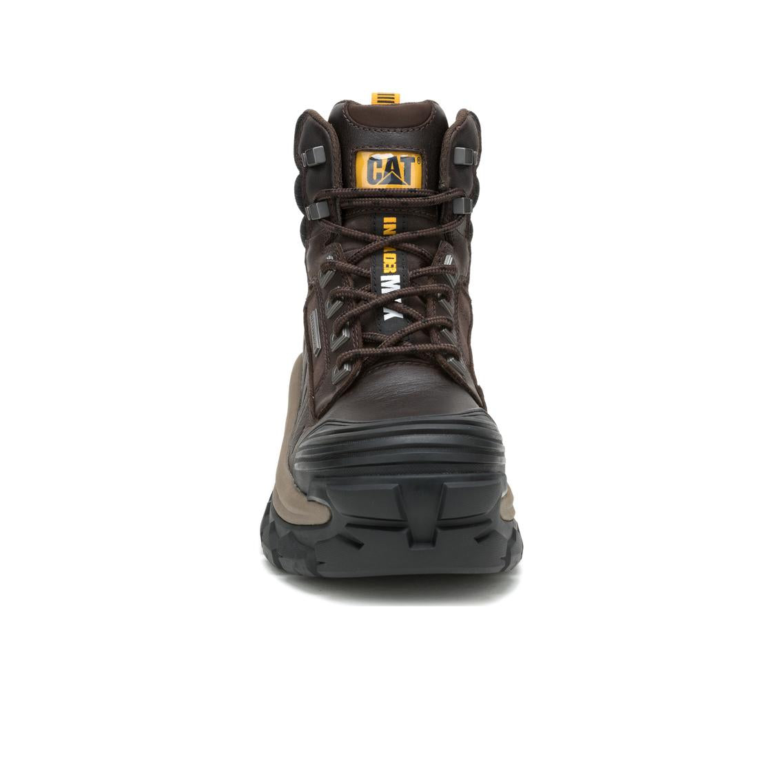 Caterpillar Invader Max Waterproof Composite-Toe Boots Coffee Bean P91729 Front Image