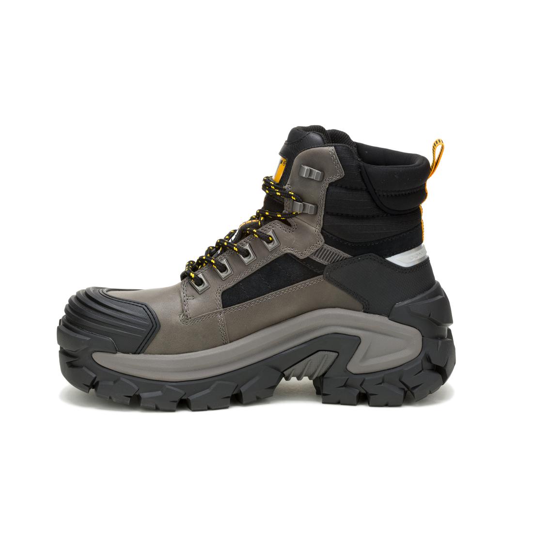 Caterpillar Invader Max Waterproof Composite-Toe Boots Gargoyle P91730 Image View