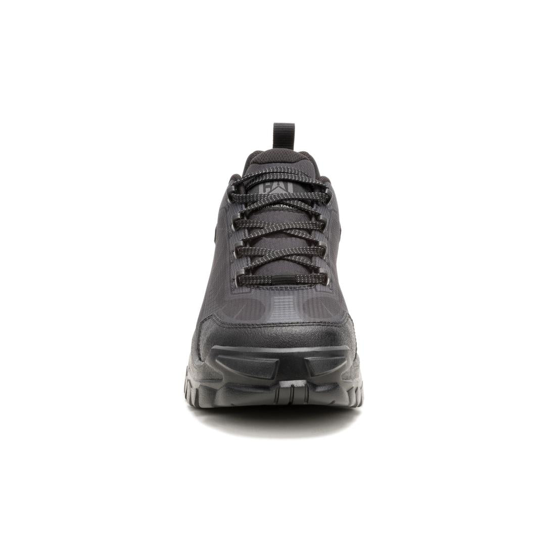 Caterpillar Invader Sport Lo Mesh Composite-Toe Shoes Black In Mesh P91766 Front Image