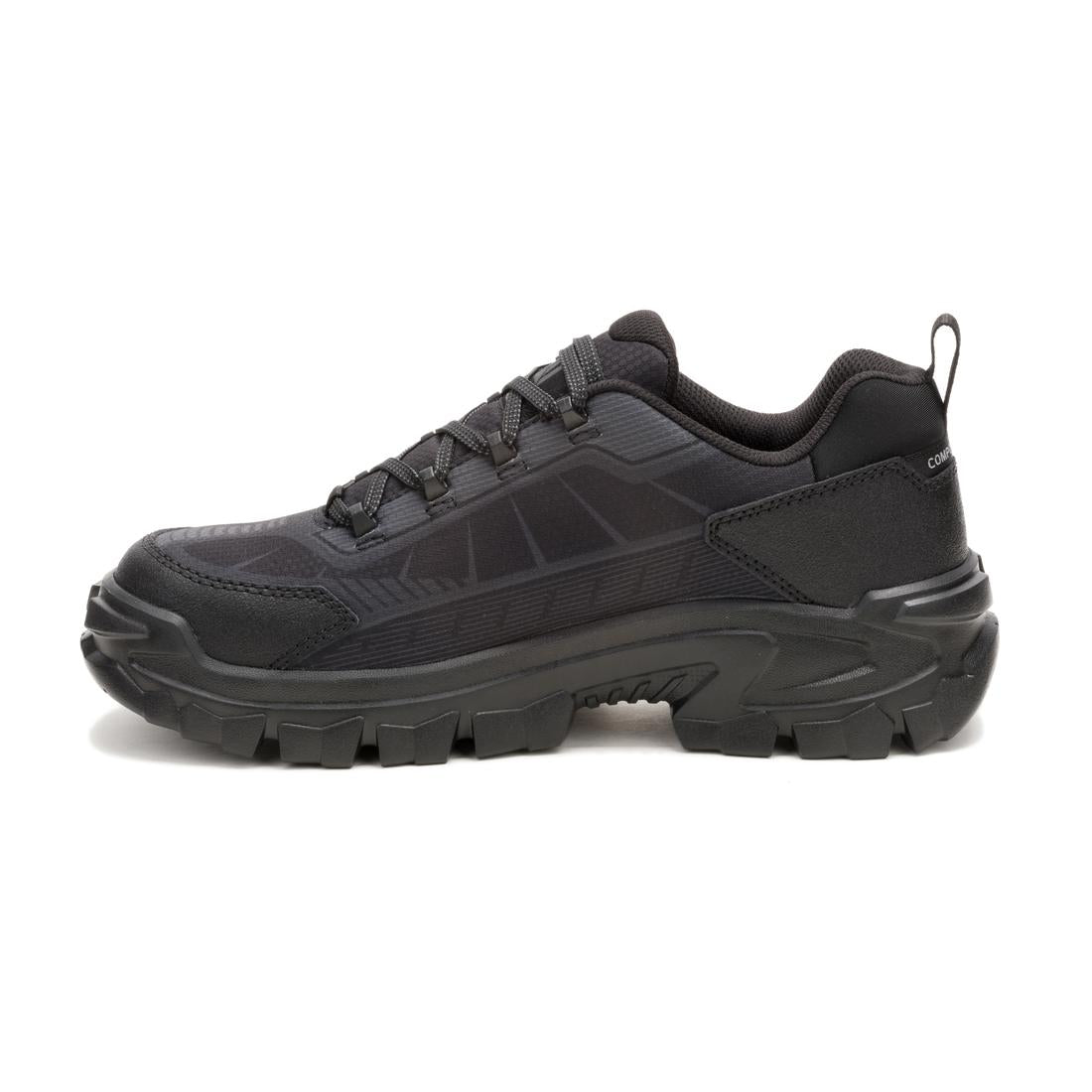 Caterpillar Invader Sport Lo Mesh Composite-Toe Shoes Black In Mesh P91766 Image View