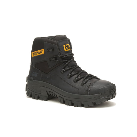 Caterpillar Invader Composite-Toe Waterproof Hiker Work Boot Black P91542 Medial Image