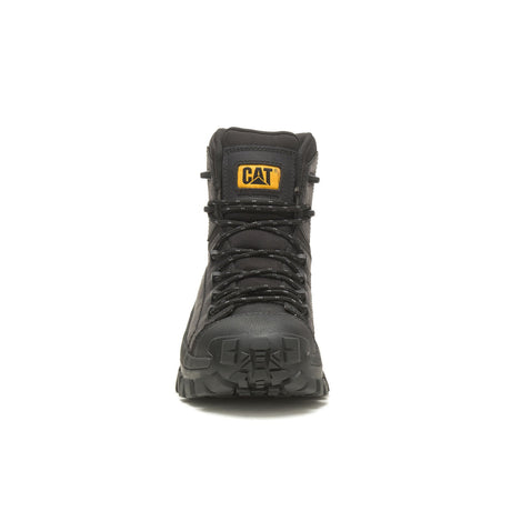 Caterpillar Invader Composite-Toe Waterproof Hiker Work Boot Black P91542 Front Image