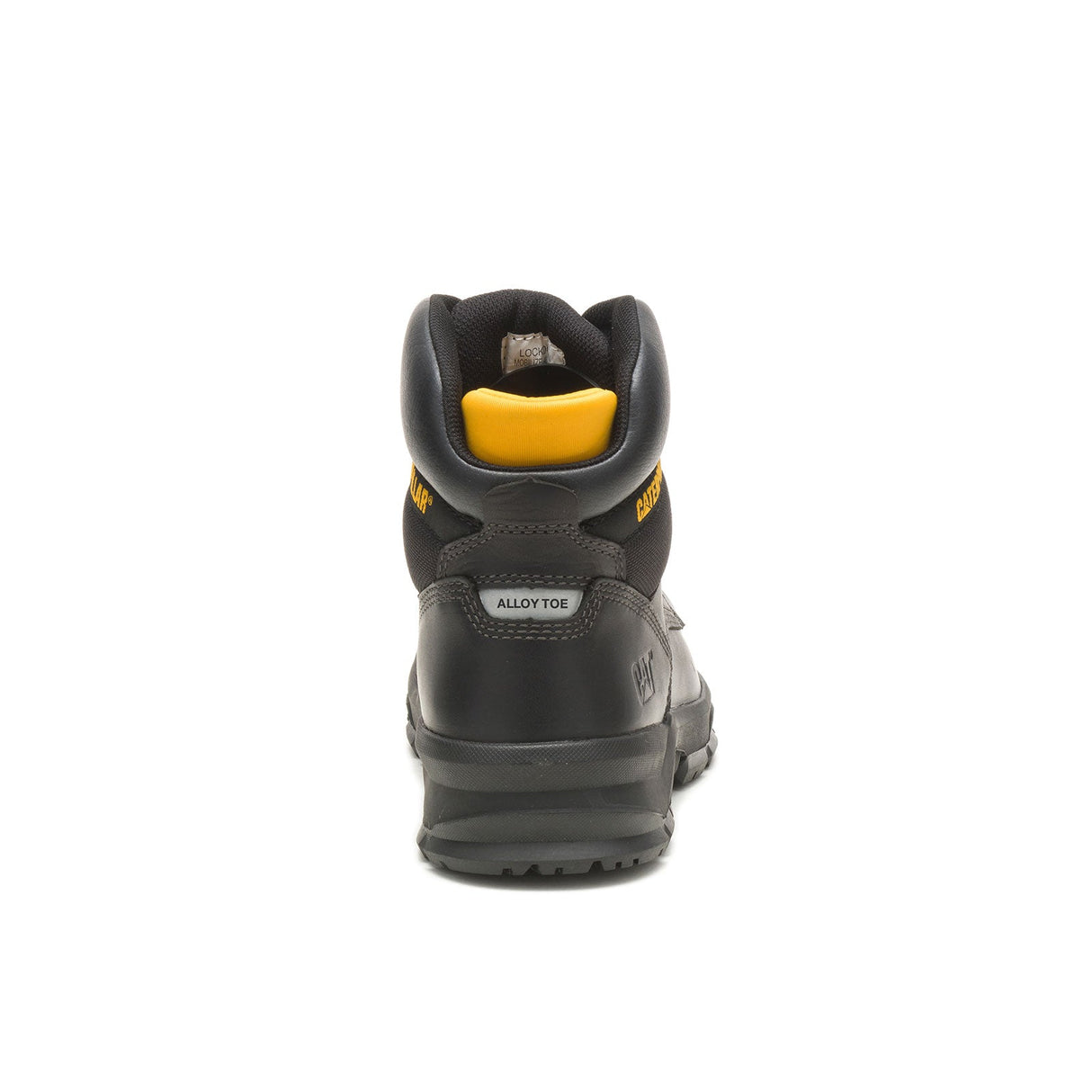 Caterpillar Mobilize Alloy-Toe Work Boot Black P91267 Heel Image
