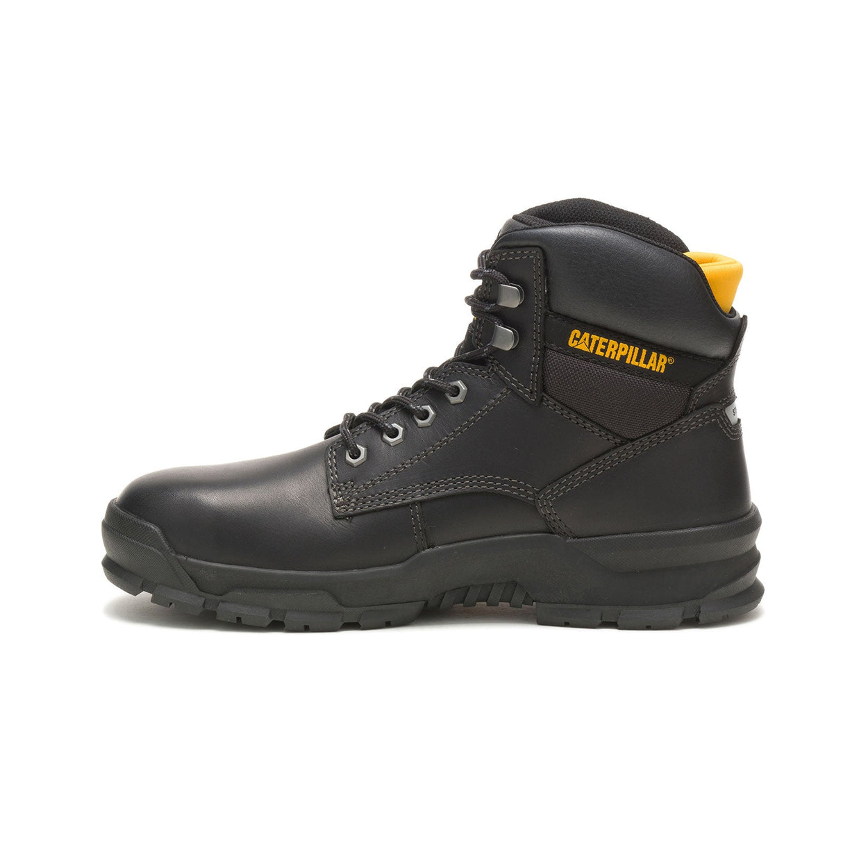 Caterpillar Mobilize Alloy-Toe Work Boot Black P91267 Side Image