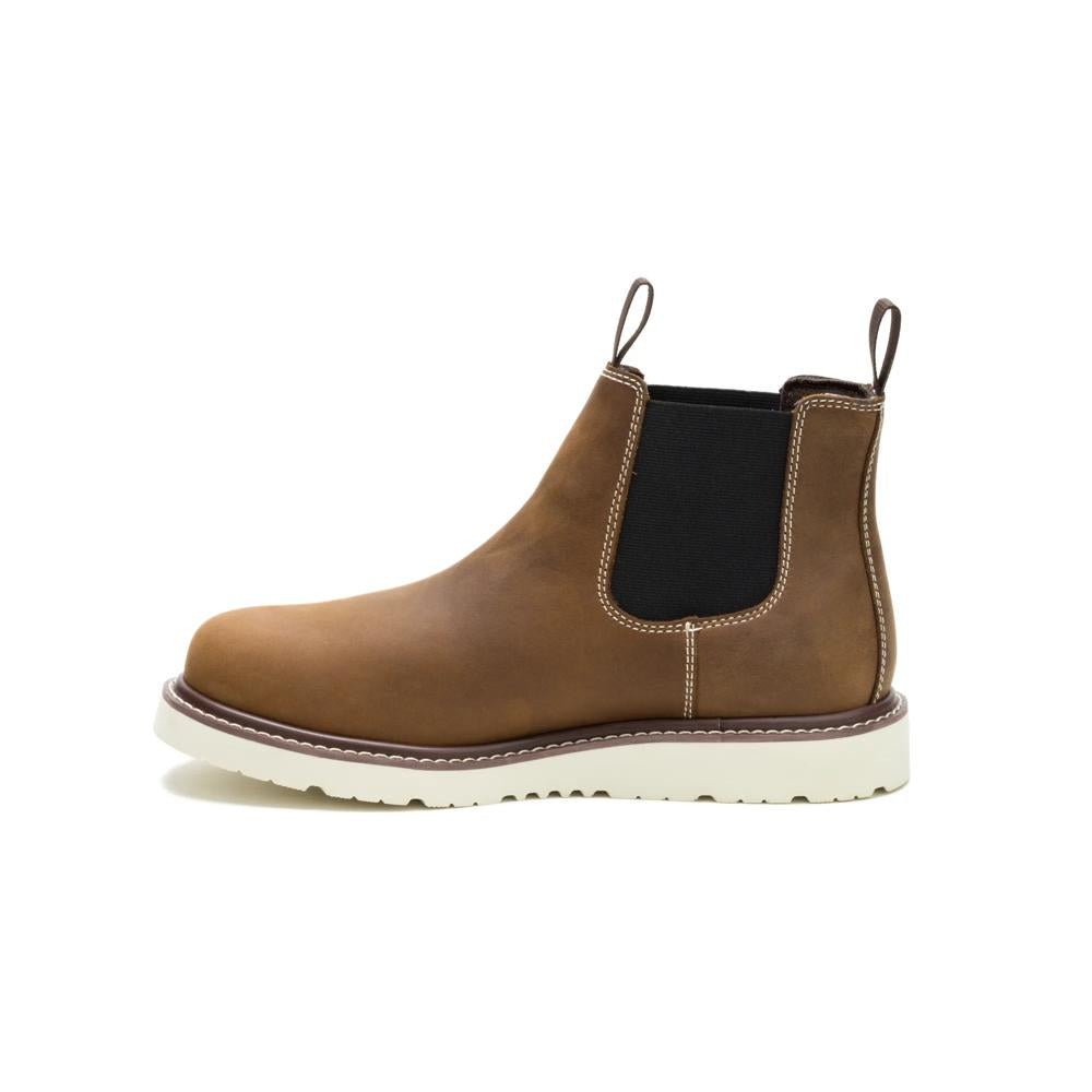 Caterpillar Men's Reclaimer Wedge Chelsea Soft Toe Boot Pyramid - Medial View