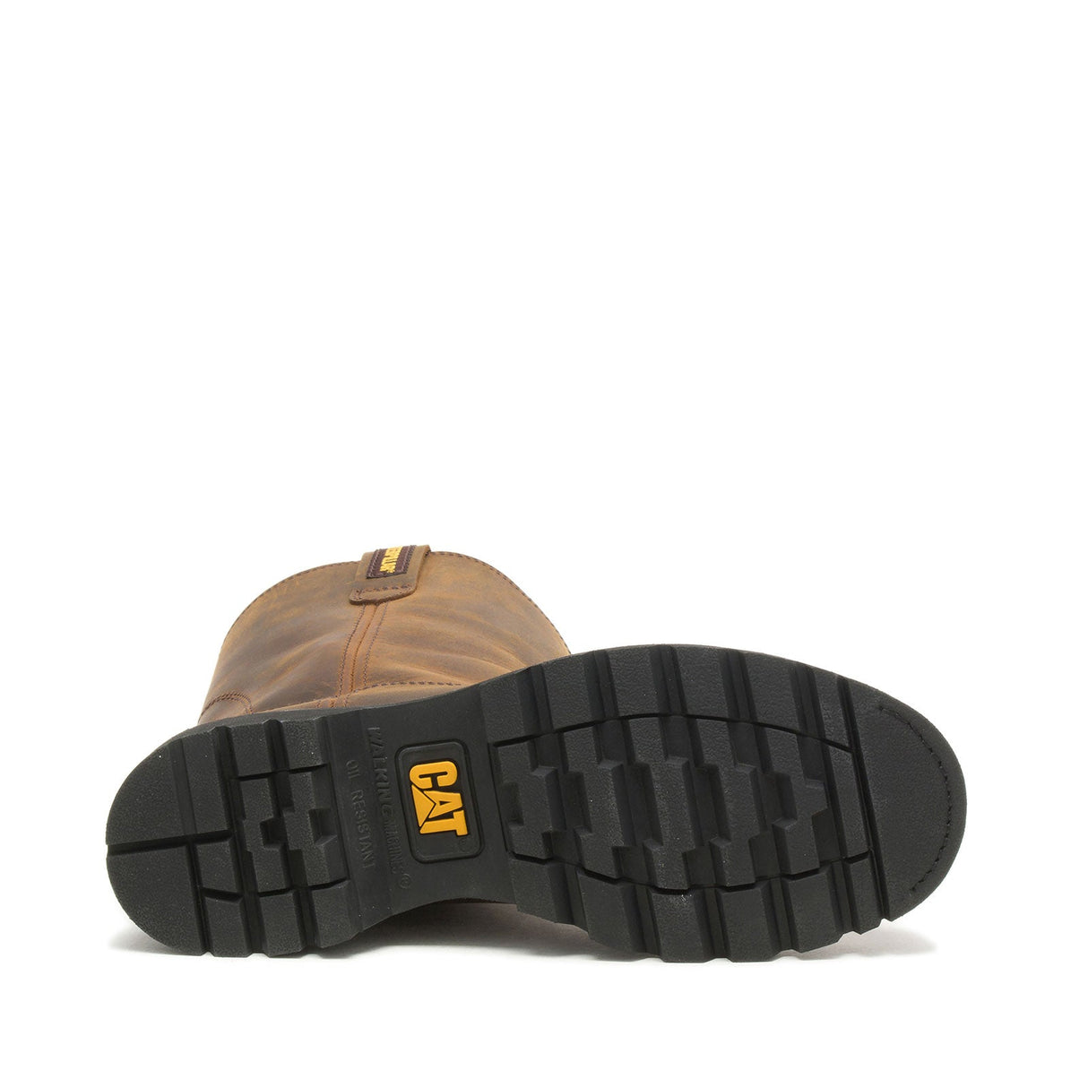 Caterpillar Revolver Soft-Toe Pull On Work Boot Dark Brown P72191 Sole Image