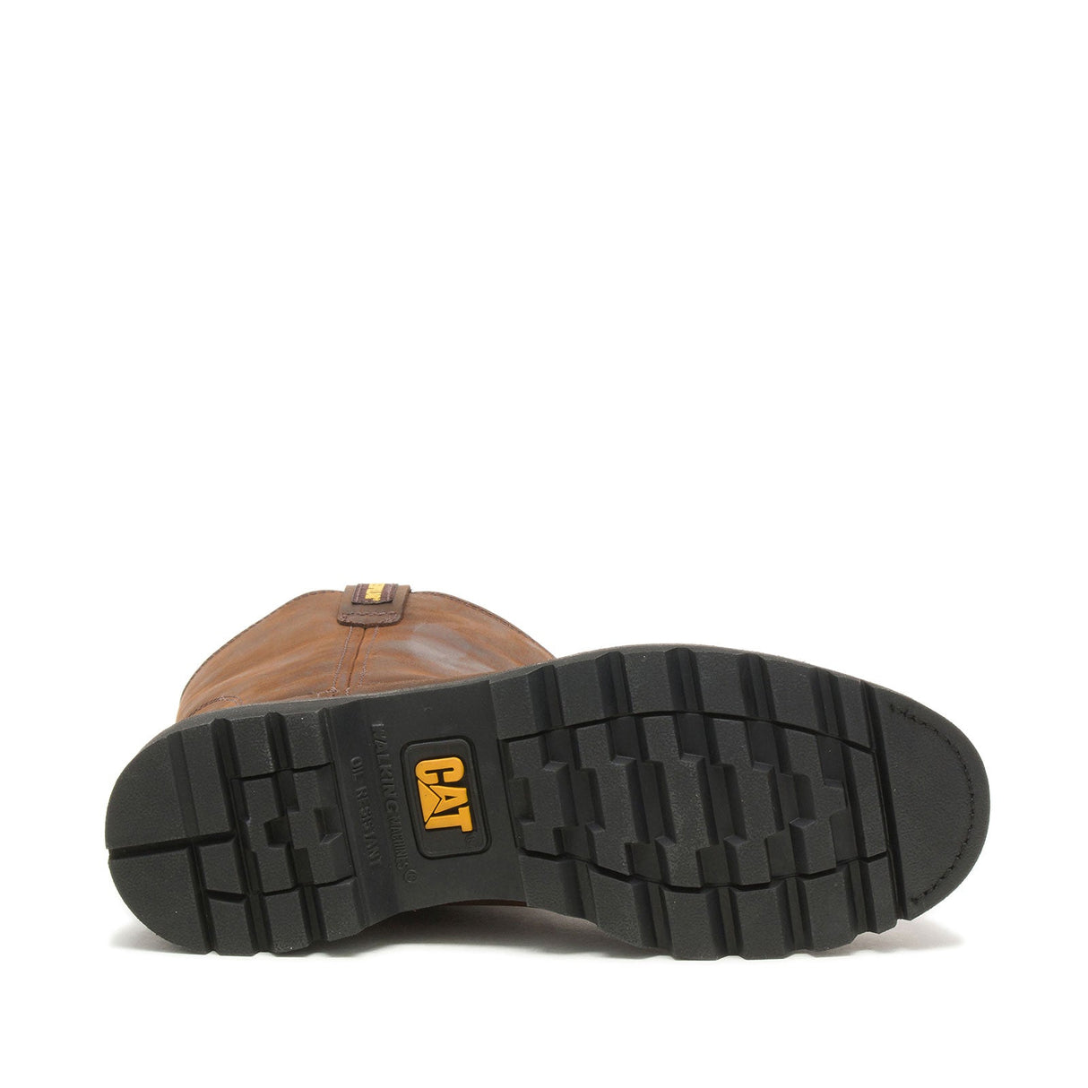 Caterpillar Revolver Steel-Toe Work Boot Dark Brown P89516 Sole Image