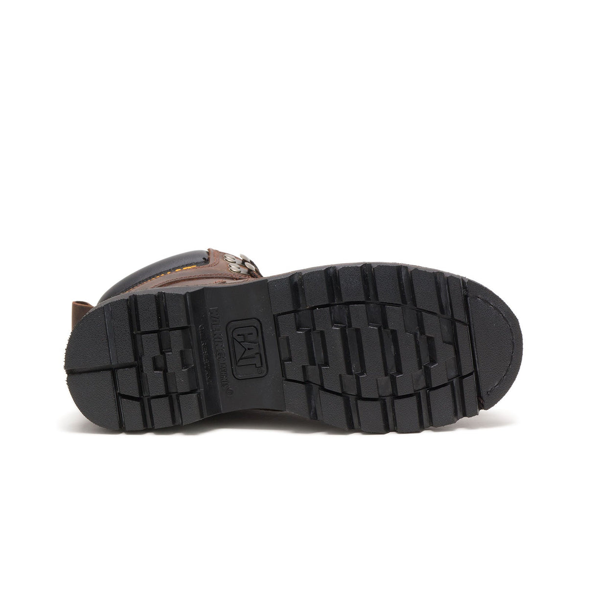 Caterpillar Second Shift Soft-Toe Work Boot Dark Brown P72593 Sole Image