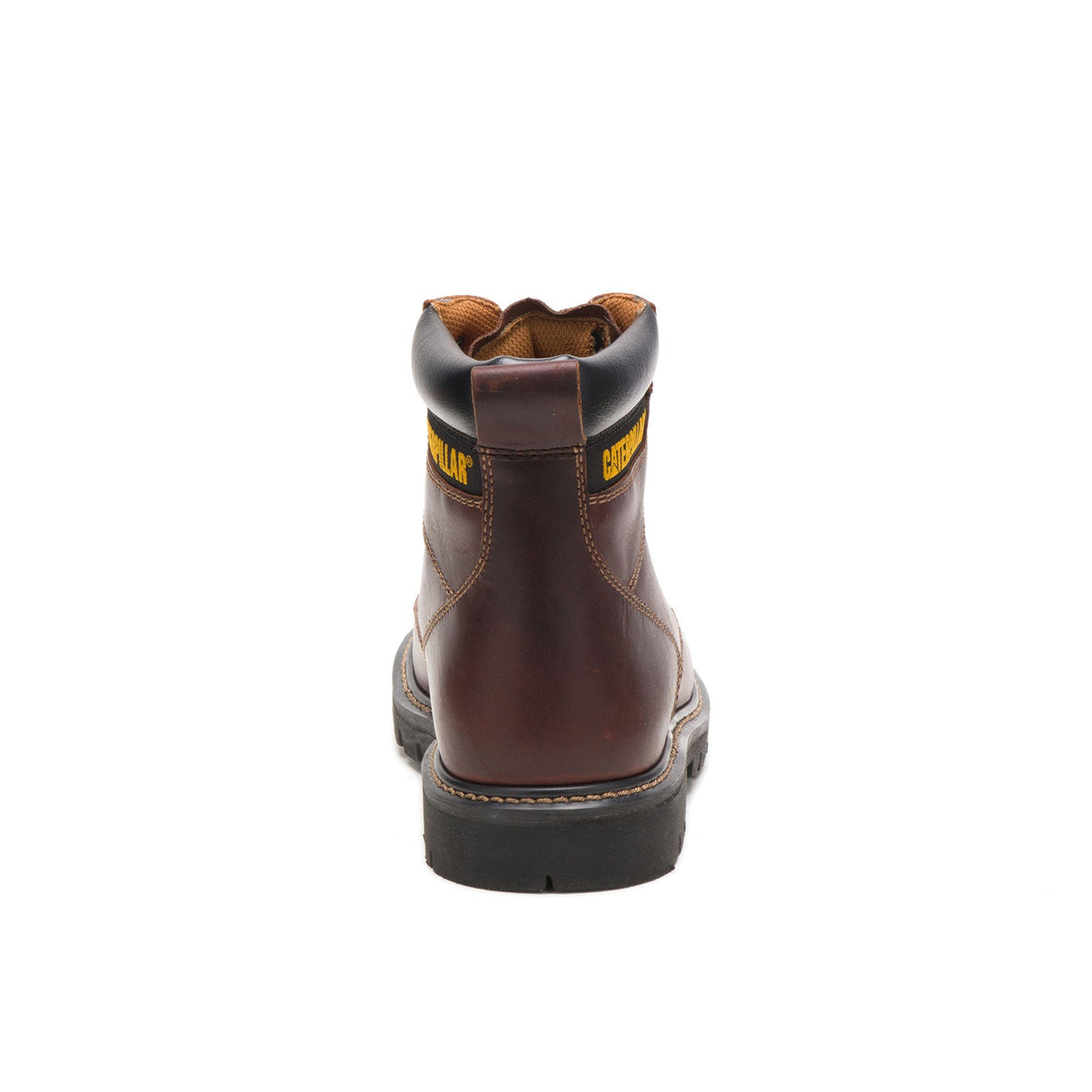 Caterpillar Second Shift Soft-Toe Work Boots Tawny P72365 Heel Image