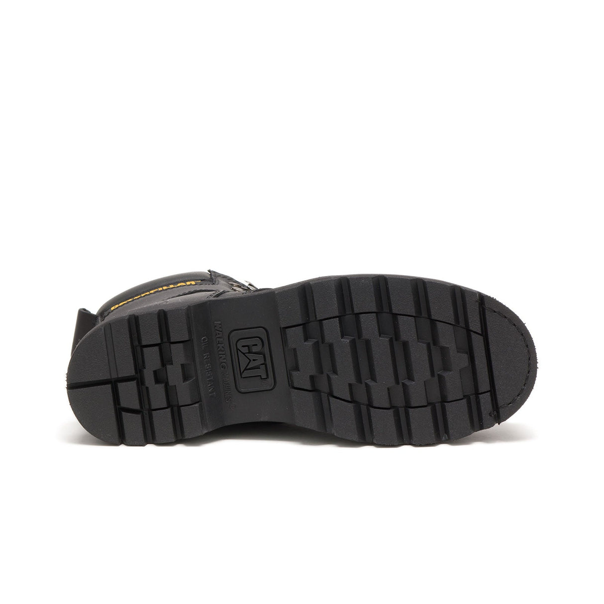 Caterpillar Second Shift Steel-Toe Work Boot Black P89135 Sole Image