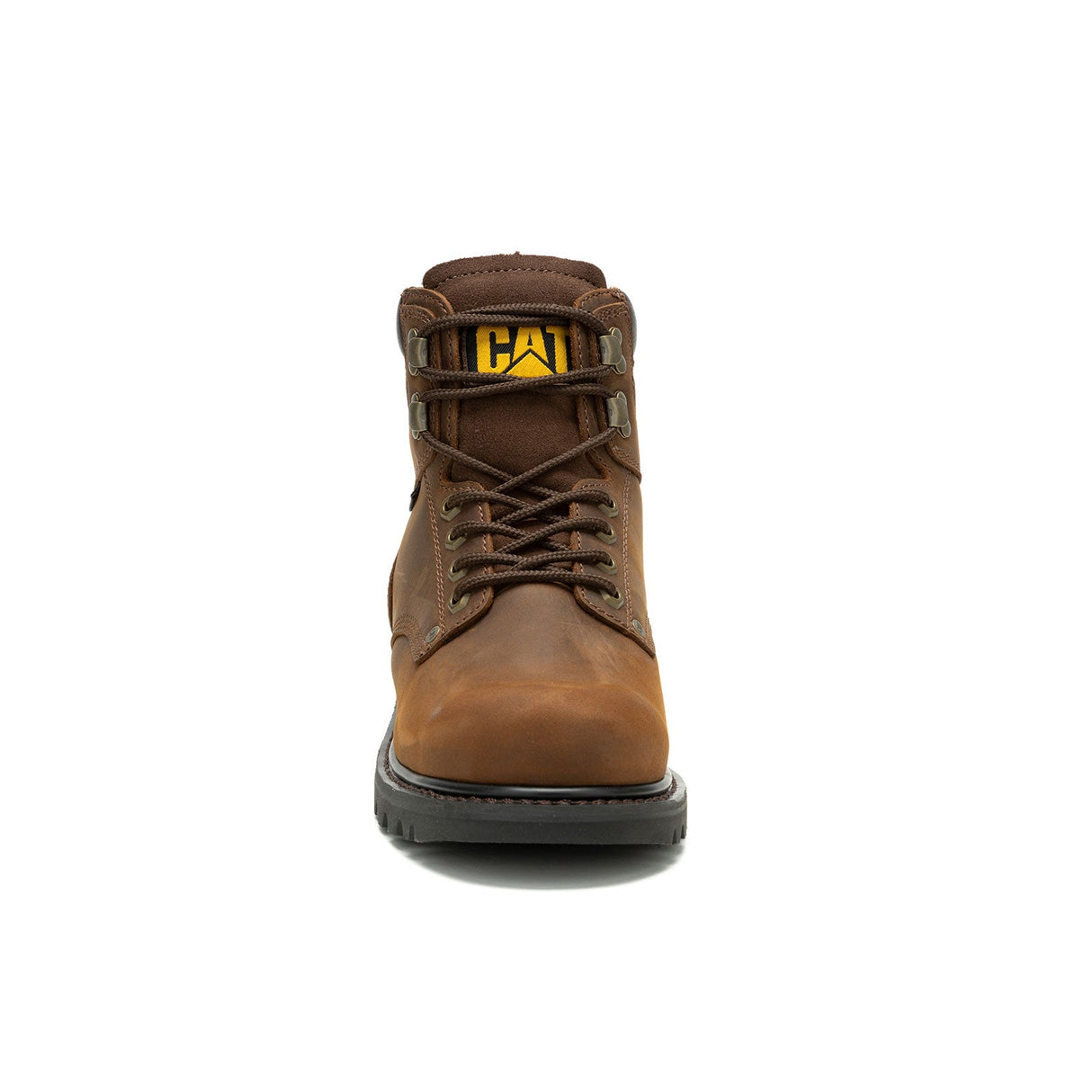 Caterpillar Second Shift Soft-Toe Waterproof Work Boot Dark Brown P51086 Front Image