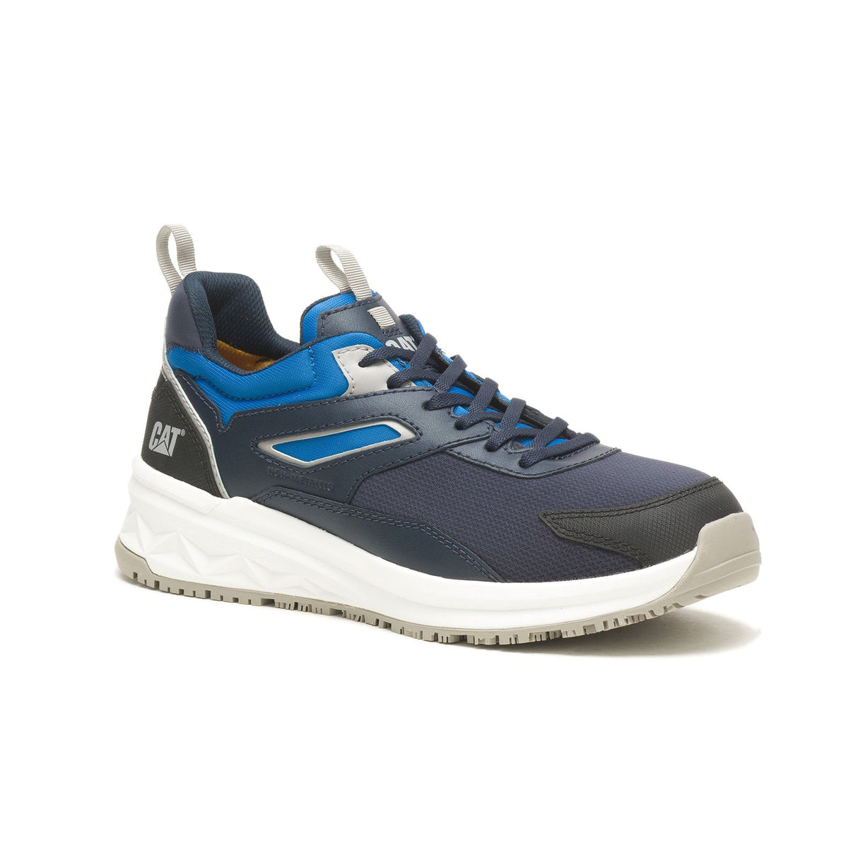 Caterpillar Streamline Runner Composite-Toe Work Shoe Navy P91609 Medial Image
