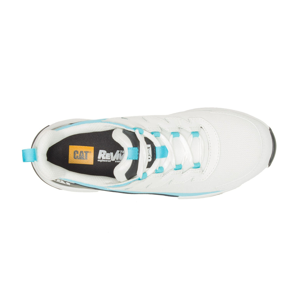 Caterpillar Streamline Runner Women’s Composite-Toe Work Shoe White/Blue P91600 Image View