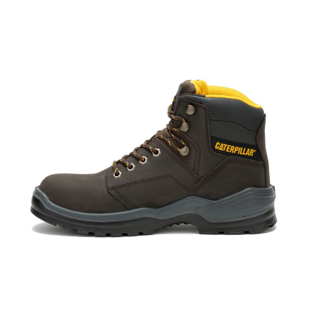 Caterpillar Striver Steel-Toe Boots Brown P91672 Side Image