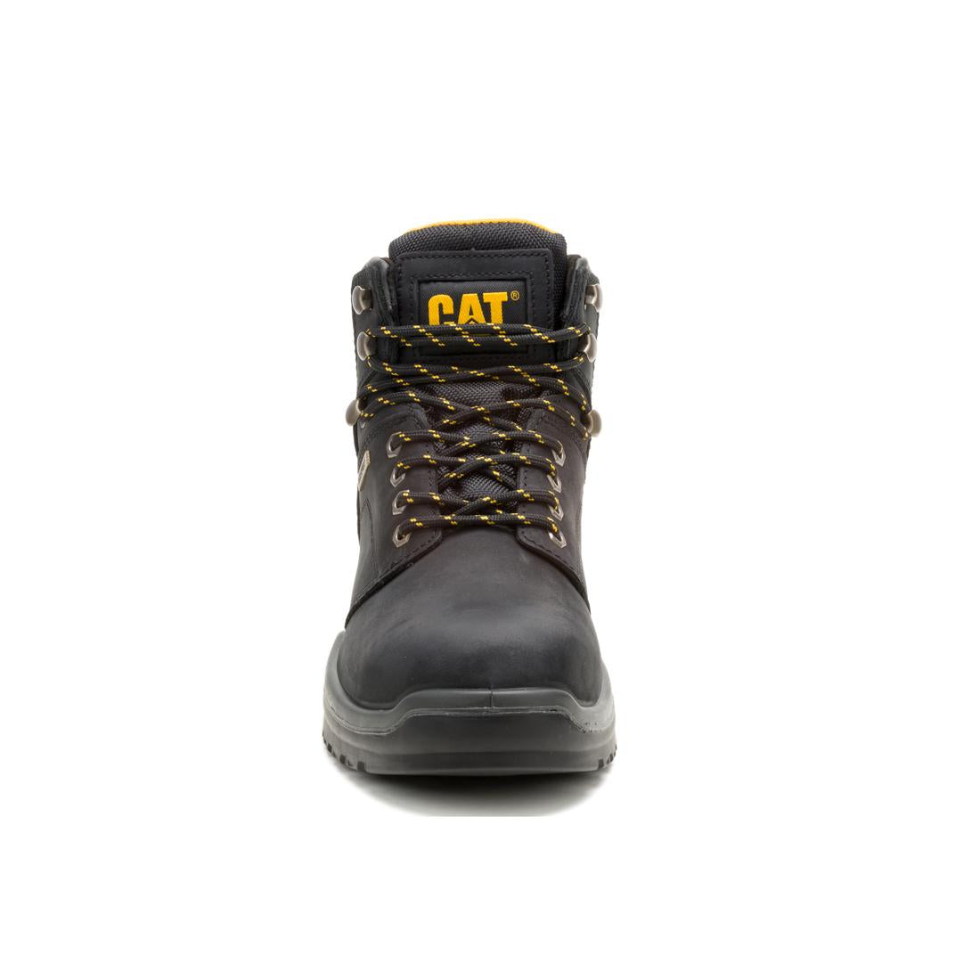 Caterpillar Striver Waterproof Steel-Toe Boots Black P91786 Front Image